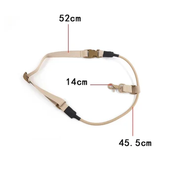 Taktischer Ein-Punkt-Gewehrgurt – Verstellbar mit elastischem Bungee für Outdoor & Einsatz