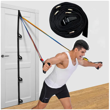 Verstellbarer Türanker mit 5 Schlaufen – Widerstands-Trainingsband für das Home-Gym