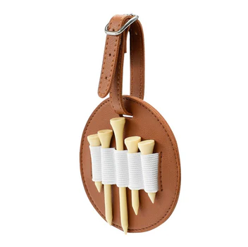 Golf Tee Halter Tasche aus Leder – Edles & Praktisches Accessoire für Golfer