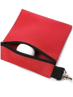 Golfball-Aufbewahrungstasche mit Karabiner – Kompakte & Tragbare Tasche für Golfbälle, Tees & Zubehör