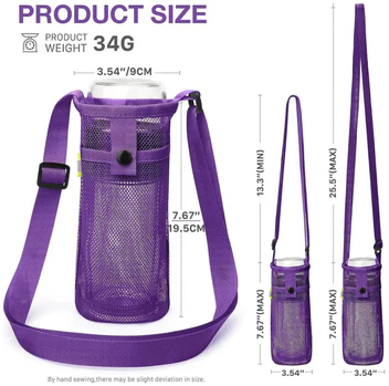 Outdoor Netz Crossbody Tasche – Verstellbare, Atmungsaktive & Multifunktionale Freihand-Tasche