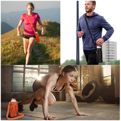 Outdoor Netz Crossbody Tasche – Verstellbare, Atmungsaktive & Multifunktionale Freihand-Tasche