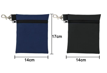 Golfball-Aufbewahrungstasche mit Karabiner – Kompakte & Tragbare Tasche für Golfbälle, Tees & Zubehör